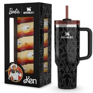 Stanley Barbie Ken Black Tumbler